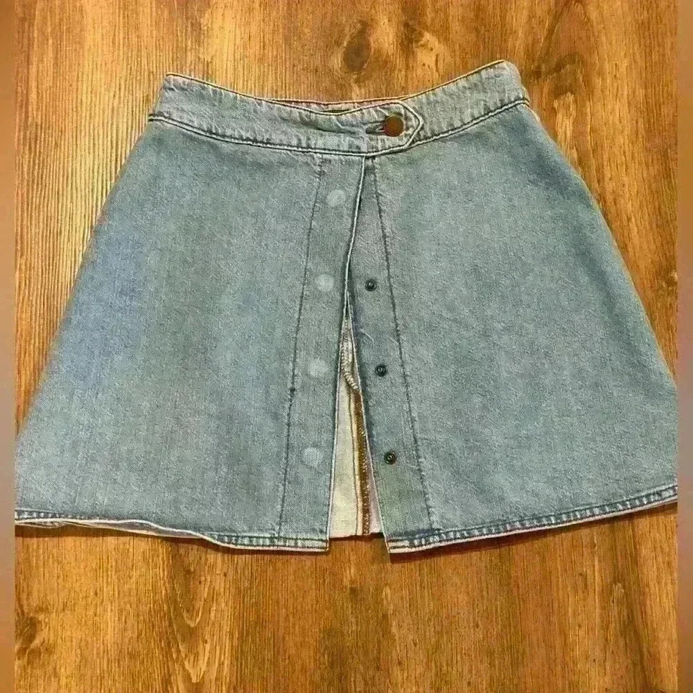 Zara‎ Denim Mini Skirt Size XS